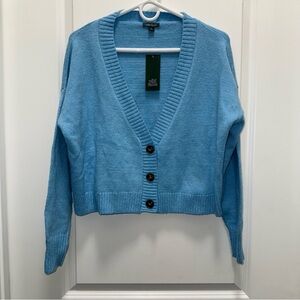 NWT Target Wild Fable Sky Blue Cardigan